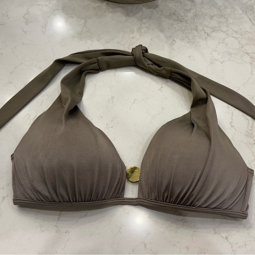 Victoria's Secret Taupe Bikini Top